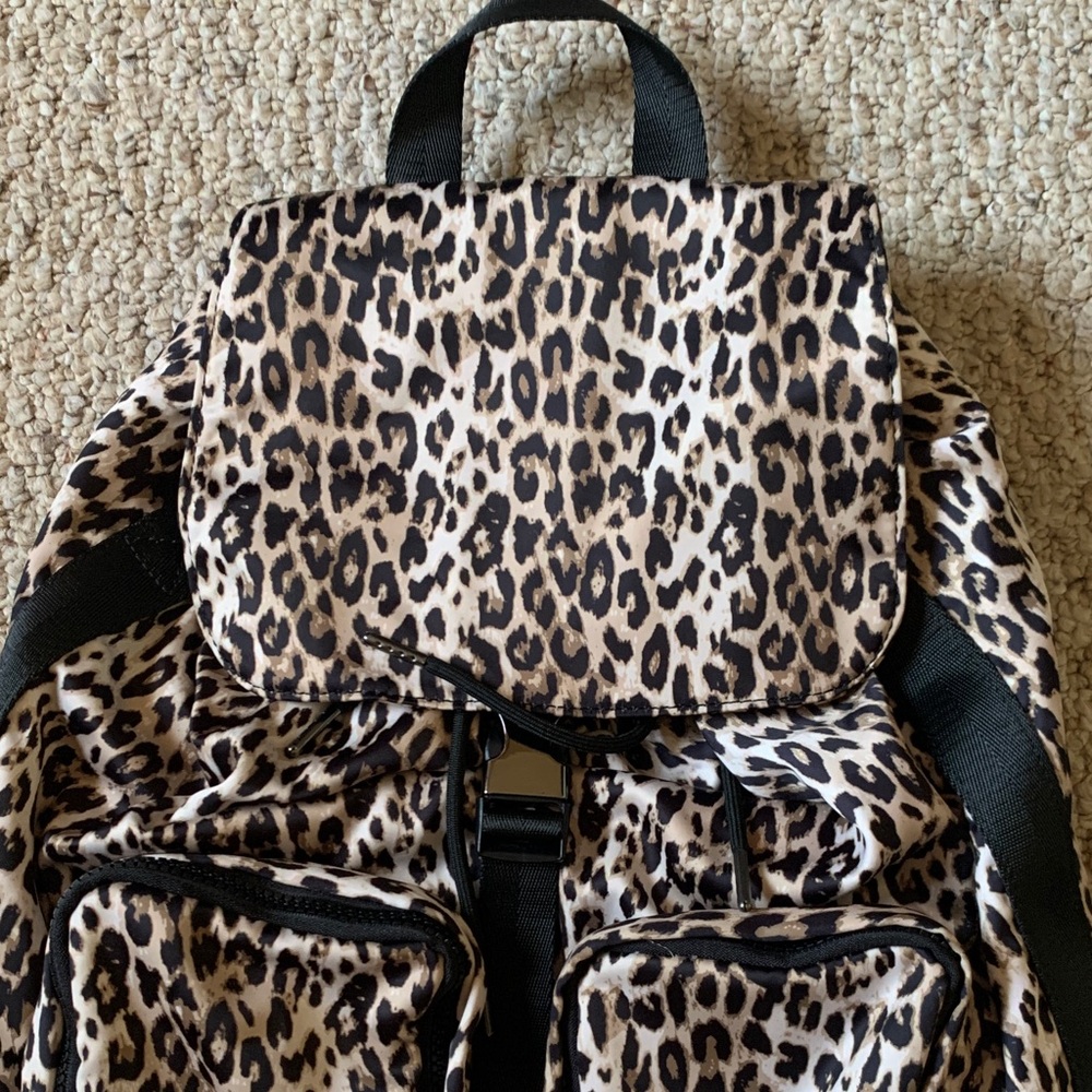Zara Leopard Print Backpack - Picture 3 of 14